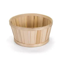 Bamboe mand - rond naturel Ø21,5xH.12cm