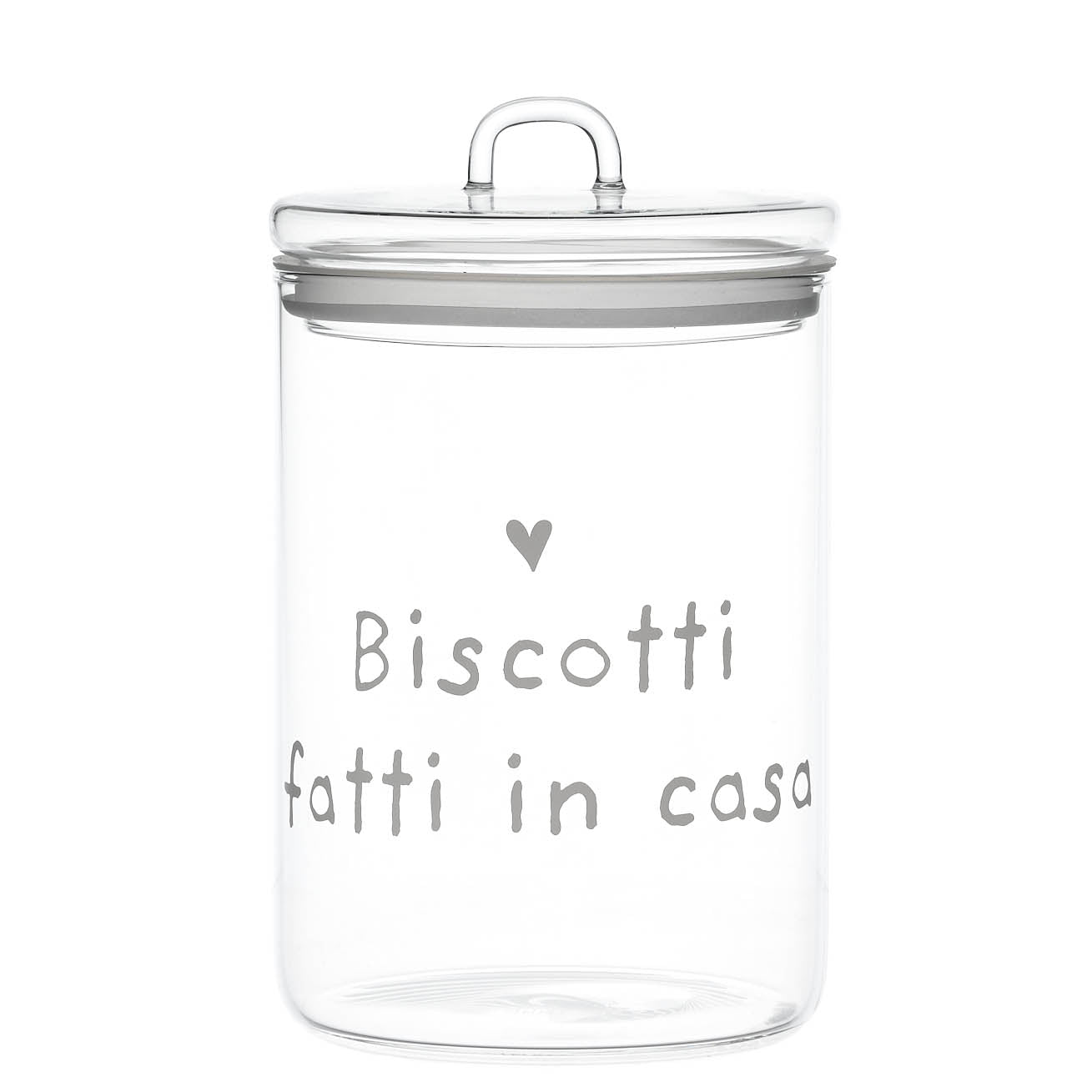 Glazen koekjespot - BISCOTTI FATTI IN CASA - SIMPLE DAY