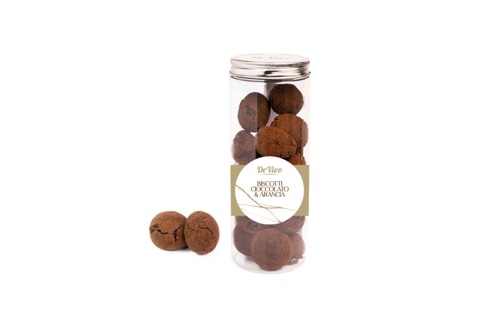 Artisanale chocoladekoekjes met sinaasappel (200g)